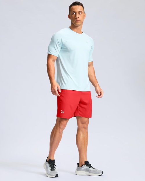 G Gradual Men's Athletic Running Shorts - Quick Dry with Zipper Pockets | 7"/5"/9" Workout Gym Shorts for Basketball & Hiking