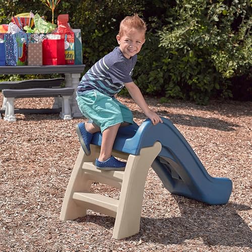 Kids Indoor Outdoor Play Slide - Junior Climber and Backyard Playground Set