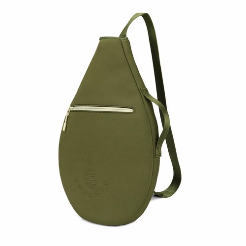 TOURBON Neoprene Padded Tennis Racket Bag Protector Cover Case with Zipper Pocket, Sports Backpack Sling Bag for Men Women