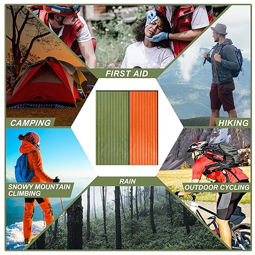Emergency Sleeping Bag Set 20/50/70 Pcs Waterproof Survival Bivy Sack for Camping
