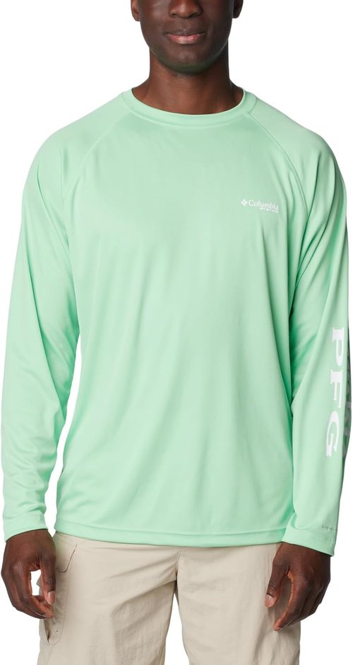 Columbia Men's Long Sleeve PFG Terminal Tackle Shirt - Lightweight, Quick-Dry Fabric