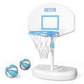 IGL Pool Basketball Hoop, 28in Backboard, Adjustable Height 28-36in, White