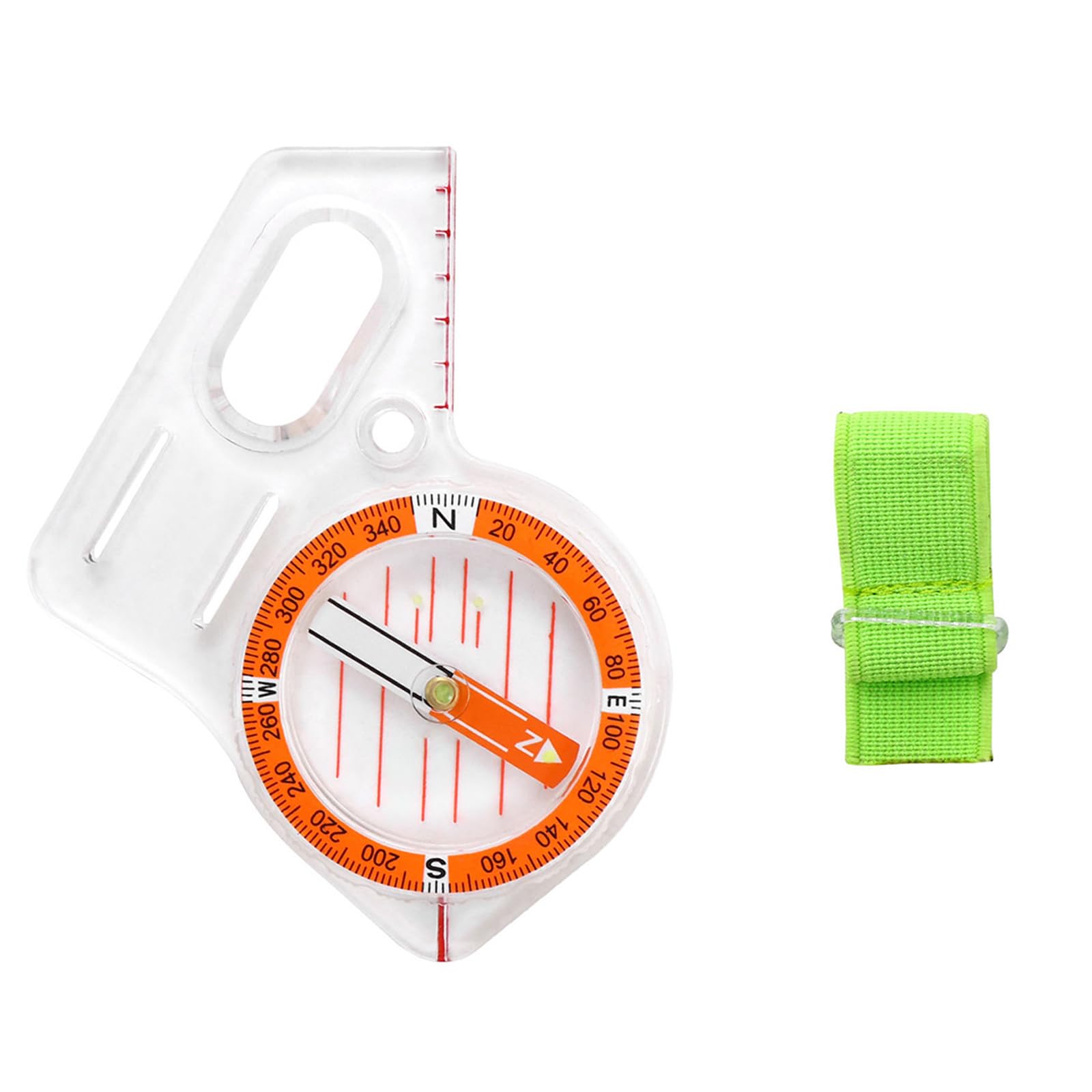QIEIEI Multifunction Compasses Ruler Map Reading Backpacking Camping Orienteering Thumb Compasses Survival Navigation Compasses