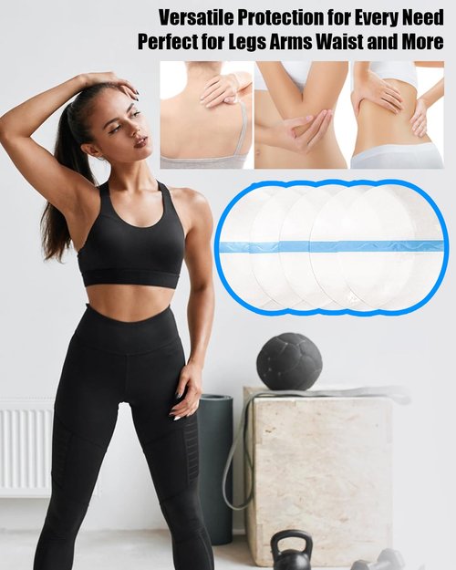 BWCXR 50 PCS Anti-Friction Stickers, Invisible Waterproof Thigh Protection Tape for Comfortable Movement During Running, Cycling & Daily Wear