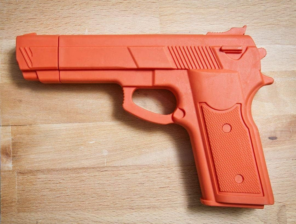 Snake Eye Tactical Rubber Training Gun - Durable Orange Design for Safe Practice