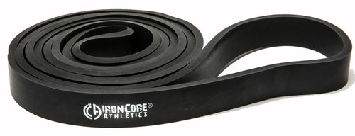 Iron Core Athletics Pull-Up Assistance Bands - Complete Set of Long Loop Resistance Bands 5-120 lbs for Men & Women | Ideal for Strength Training, Powerlifting, Home & Gym Workouts
