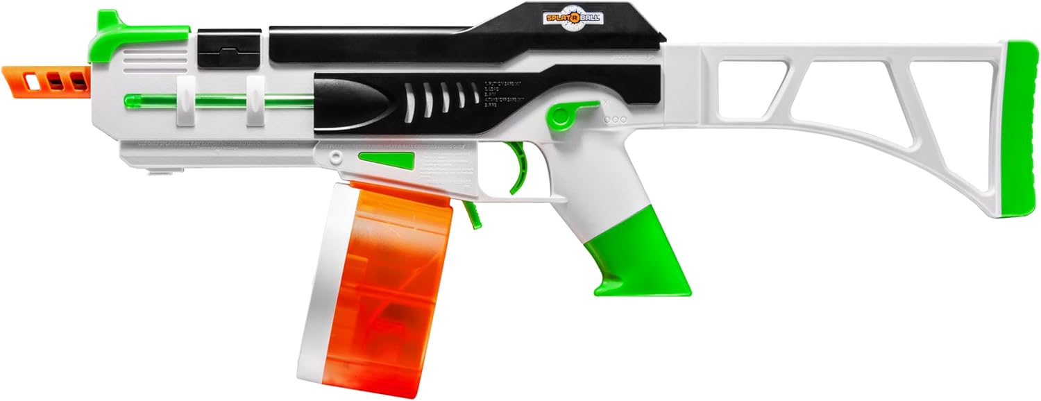 SplatRball Gel Ball Blaster Kit - 1200 Pyro Glow-in-the-Dark Water Beads | Shoots Up to 225 FPS