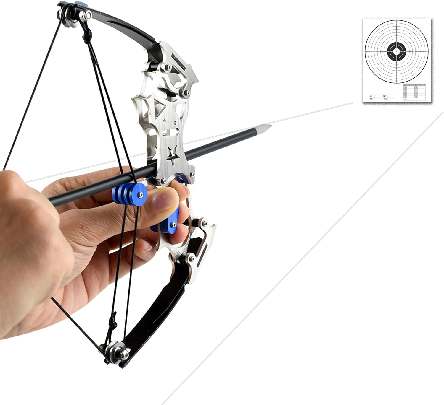 Skiennix Archery Bow Set - Left & Right Hand Compound Bow for Hunting & Practice | Durable Metal