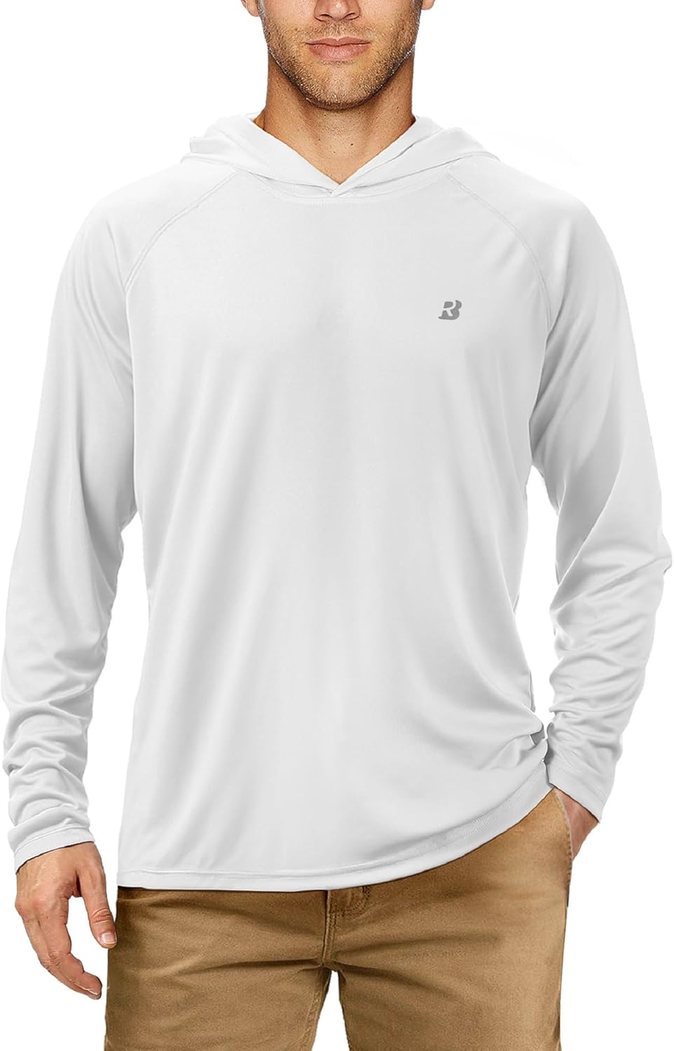 Roadbox Fishing Shirt - UPF 50+ Long Sleeve UV Sun Protection Hoodie for Outdoor Activities