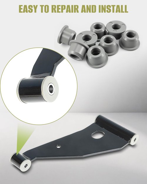 50Pcs Golf Cart Bushing 102956201 Fit for Club Car Precedent Control A Arms Front Leaf Spring, Replacement 1022874011, Gray