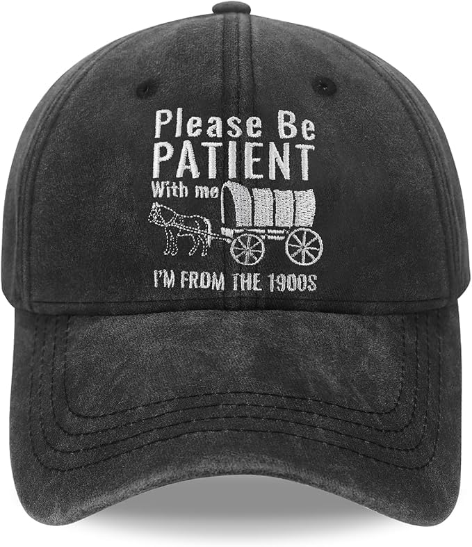 Funny Men Hat Embroidered Baseball Cap - Dumpster Fire Leader Variation of THIS listing: Black-funny1