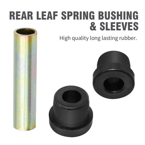 Zreneyfex Rear Leaf Spring Bushing & Sleeves Kits 6 pack Replacement for Club Car DS Golf Cart 1981-up, Replacement for EZGO TXT/Medalist 1994-up