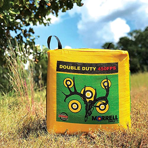Morrell Double Duty 450 FPS Cube Field Point Archery Target - Yellow (Variation 1)