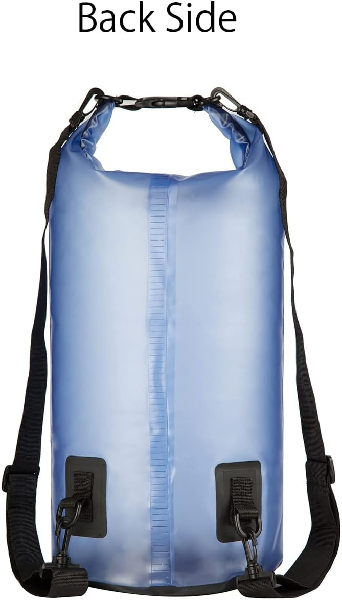 Skiennix Waterproof Dry Bag - 20L Roll Top Backpack for Kayaking & Boating | Blue