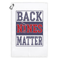 Msticey Back Nines Matter Funny Printed Microfiber Golf Towel with Clip, Cute Golf Gifts for Golf Fan Dad Grandpa, Golf Lover Father's Day Birthday Gifts, Golf Accessories for Men Husband Boyfriend