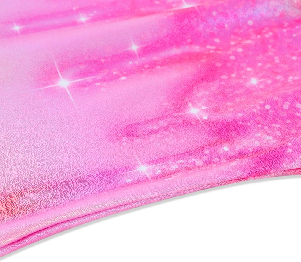 Regine Switzerland Leotards for Girls - Shiny Mermaid Unicorn Design | Toddler Dance Wear in Blue & Hot Pink