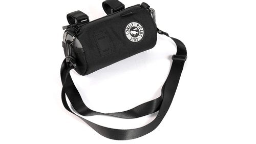 ULAC NEO PORTER COURSIER SPRINT Bicycle Handlebar Bag, Bike Front Feed Bag for Road Bike, Mountain Bike, Cycling Travel (Steel, 1.5L)