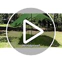 Extra Large Waterproof Camping Tarp 10x15ft with Poles Heavy Duty UV Block & All-Weather Shelter