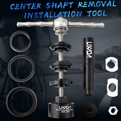 Lixada Bicycle Bearing Press Kit Bike Bottom Bracket Install and Removal Tool Kit Bike Bottom Bracket Remover for BB86/BB30/BB91/BB92/PF30