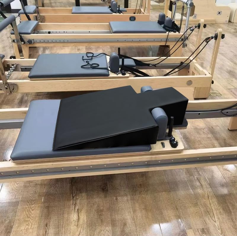 Large Upholstered Pilates Reformer Wedge for Home Workout & Therapy