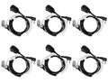 Retevis Two Way Radio Earpiece with Mic, Acoustic Tube, Coil, for RT22 RT68 RT21 H-777 RT86 RT27, Compatible with Baofeng UV-5R, Arcshell, Kenwood, Pxton Two Way Radio, Walkie Talkie Headset(6 Pack)