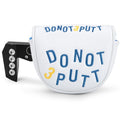 Golf Mallet Putter, DO NOT 3PUTT Magnetic Closure Premium Leather Golf Club Head Covers Fits for Golf OZ1 MEZZ 1 MEZZ1 MAX Putter