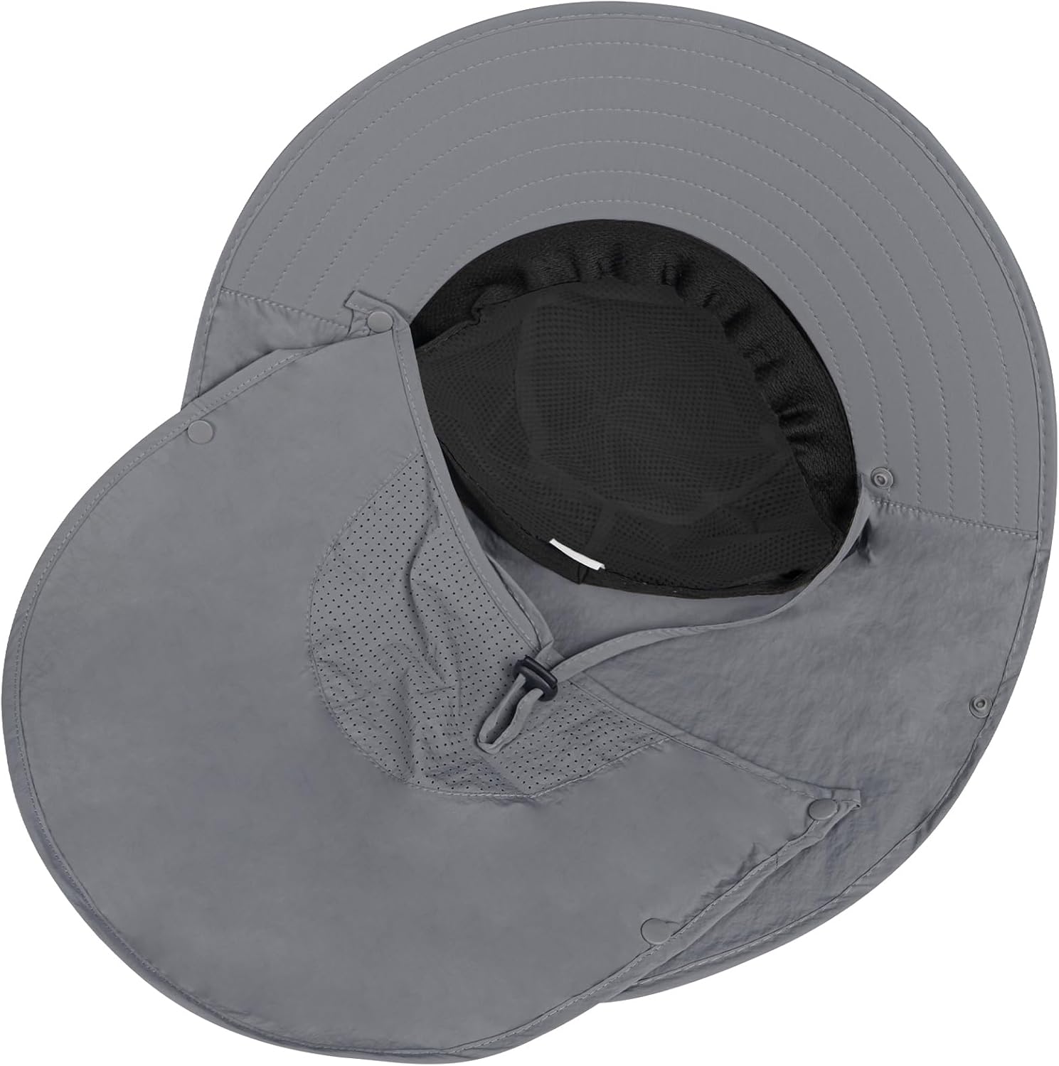 Rosoz Sun Hat - UPF 50+ Wide Brim Fishing Hat with Detachable Face Cover for Outdoor Protection