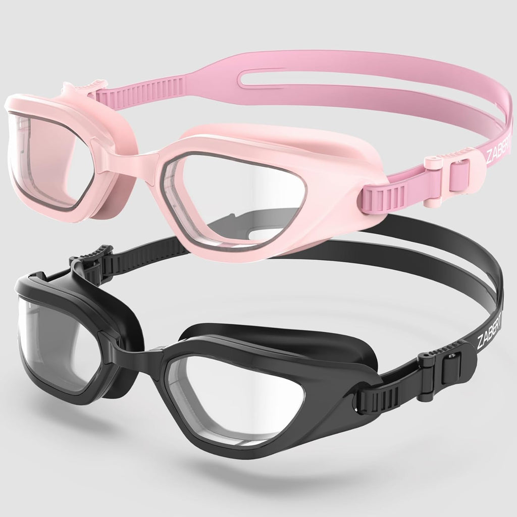 W2 Swim Goggles - Anti-Fog UV Protection for Adults | No Leak Design for Men & Women