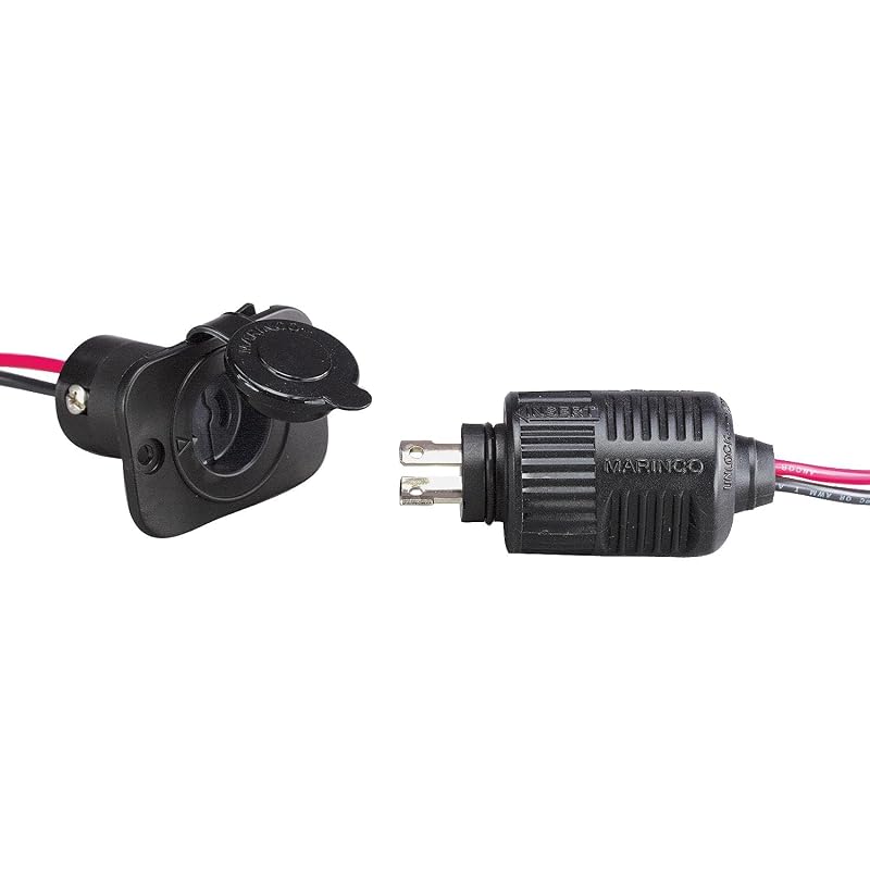 Marinco 2-Wire ConnectPro Plug & Receptacle Charging System for Trolling/Downrigger 40A