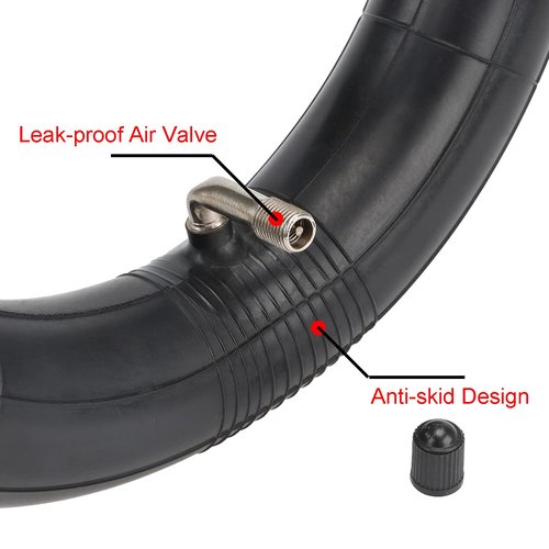 MIMIRACLE 50/75-6.1 Inner Tube for 8.5 inch Rear Tire 8 1/2 x2 Compatible with Gotrax GXL V2 Hiboy S2 Pro Xiaomi M365 Pro 1S MI3 Lite Pro2 Electric Scooters Bent Valve -2 Pack