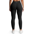 Aoxjox Women's Impact Seamless Workout Leggings Low Waist Hidden Scrunch Butt Lifting Athletic Yoga Pants 24" (Black, Medium)