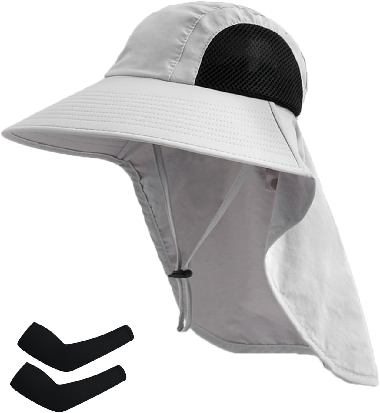 Skiennix Sun Hat - UPF 50+ UV Protection with Neck Flap | Wide Brim Hiking & Fishing Hat for Men & Women
