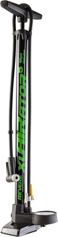Revere xlAIRator 5 Bike Floor Pump - 160 PSI Dual Valve, Extra-Large Gauge & 41" Hose | Includes Patch Kit for Road & Mountain Bikes
