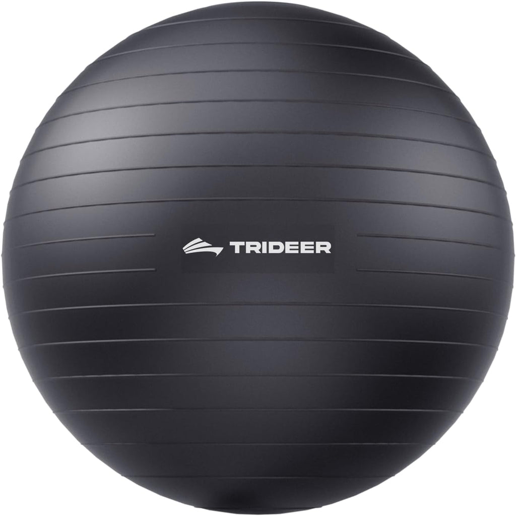 Trideer Exercise Ball - Stability Ball for Yoga & Pilates | Core Training & Balance | 5 Sizes Available