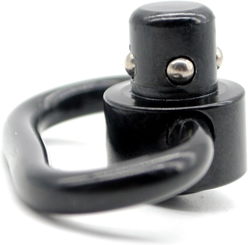 Smith's Sling Swivel - 1.25'' Heavy Duty Quick Detachable Push Button | Black Finish