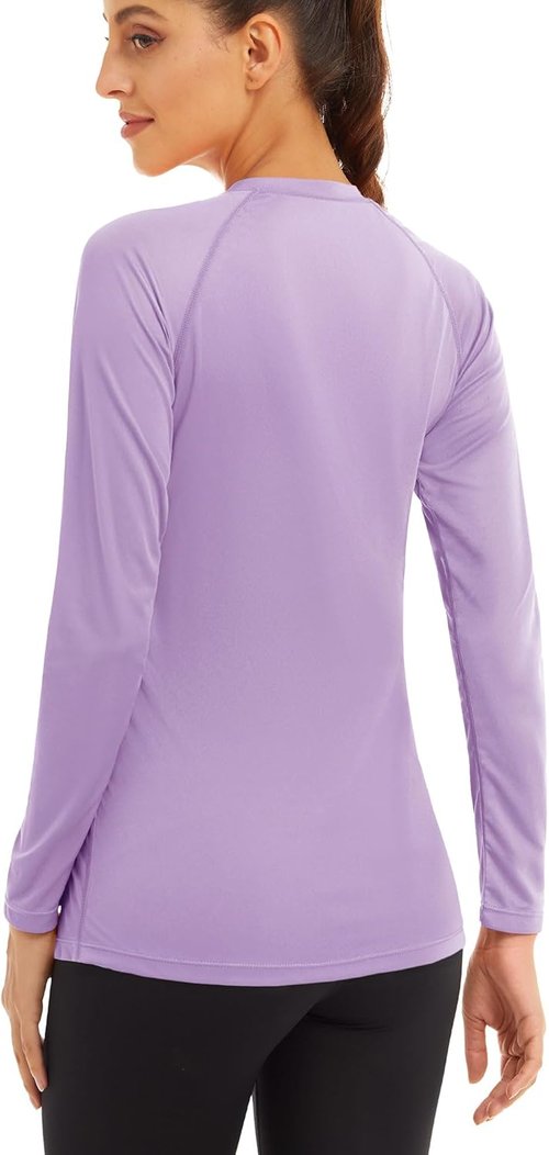 MAGCOMSEN Women's UPF 50+ Long Sleeve Sun Protection Shirt - Ideal for Hiking, Fishing & Workouts