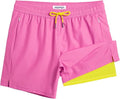 Maamgic 5-Inch Men's Swimming Trunks - 2-in-1 Quick Dry Swim Shorts with Compression Liner & Zipper Pockets