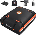 Sailnovo Rooftop Cargo Carrier - 15 Cubic Feet Waterproof 1000D PVC Bag with Anti-Slip Mat & Lock