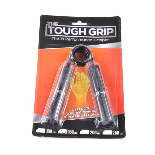 The Tough Grip Metal Hand Gripper | for Hands Forearm Fingers Exercise Wrist Strengthener and Arm Rehabilitation, Perfect for Climbers, Weightlifters, Cross Fit, and Athletes | 200 lbs.