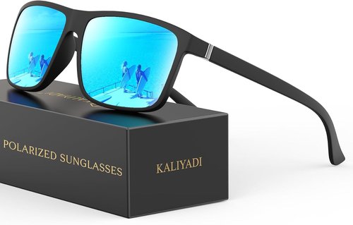 KALIYADI Polarized Sunglasses for Men - UV400 Protection for Driving, Fishing & Golf
