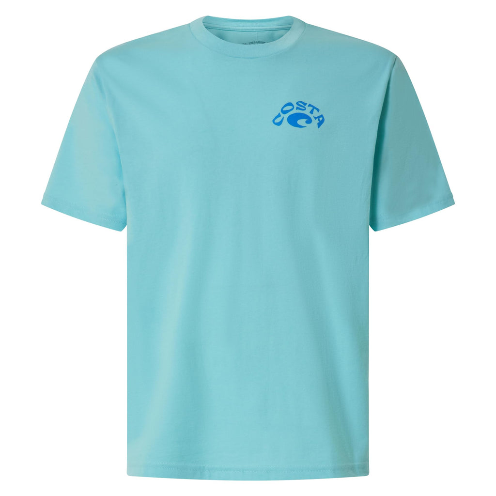Costa Del Mar Mens C Wheel T-Shirt, Chill, X-Large