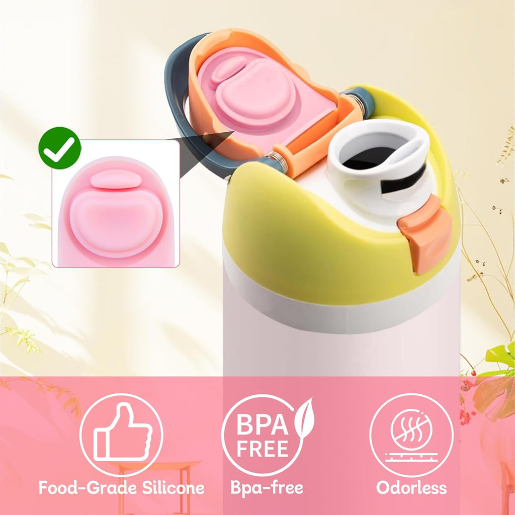 Owala Replacement Stopper Set - 4 Silicone Gaskets for 16/19/24/32/40oz Water Bottles | Pink