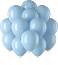 DECOCKRAT Pastel Blue Latex Balloons Kit - 68PCS 12'' Helium Balloons for DIY Parties & Celebrations