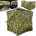 See-Through Hunting Blind - Portable Ground Deer Concealment Tent for Group & Solo Hunts