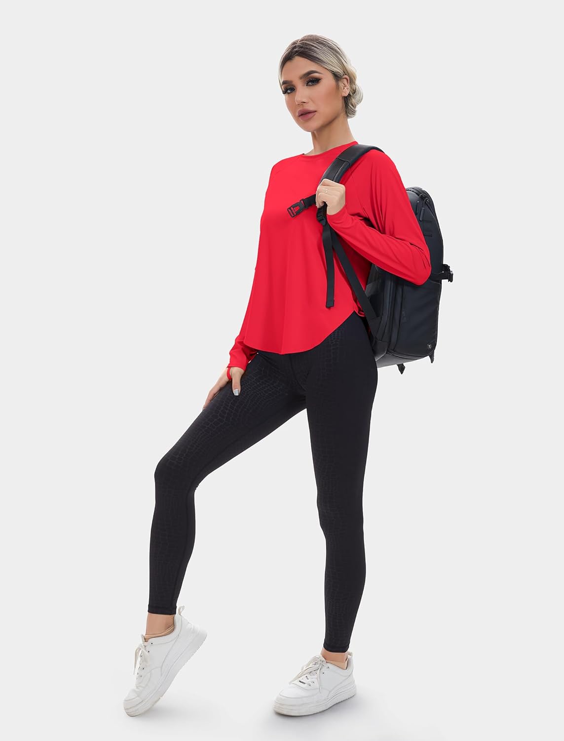 Skiennix Women's Sun Shirt - UPF 50+ Long Sleeve Workout Top for Running & Hiking | Quick Dry Outdoor Wear