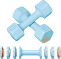 HXD-ERGO Adjustable Dumbbell Set - 15 In 1 Quick Change Weights, 55/110 LBS, Anti-Slip Grip | Space-Saving Home Gym Equipment