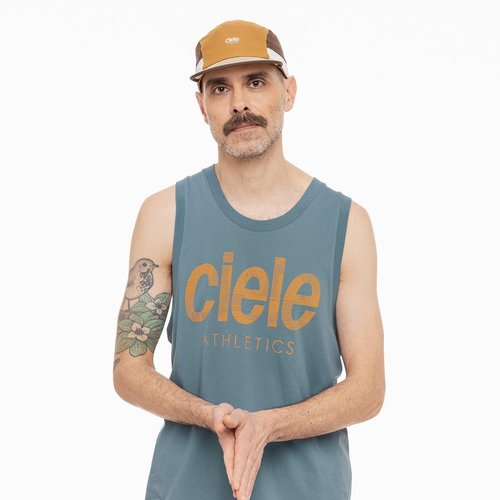Ciele Athletics ALZCap - Premium, Small Brim, Washable Moisture Wicking Hat with Sun Protection, 5-Panel Knit Running Hat - Mellow