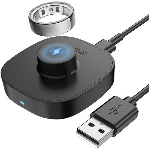 Compatible with Ou-ra Ring Gen4 - Smart Ring Charger Size 12, Portable Charging Dock with USB-C Cable