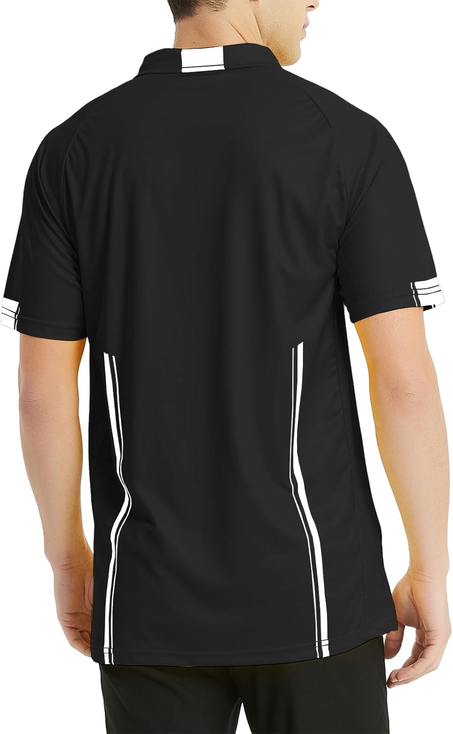 TopTie Men's Soccer Referee Jersey - Pro Short Sleeve Official Shirt for Comfort & Performance