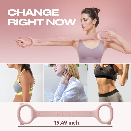 Figure 8 Workout Resistance Band - Durable Elastic Bands for Arm, Back & Shoulder Exercises | 20, 30, 40lb Options